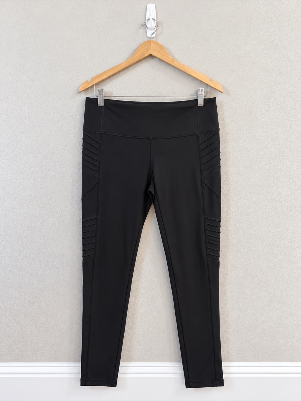 Athleta Delancey Moto Tight - Black